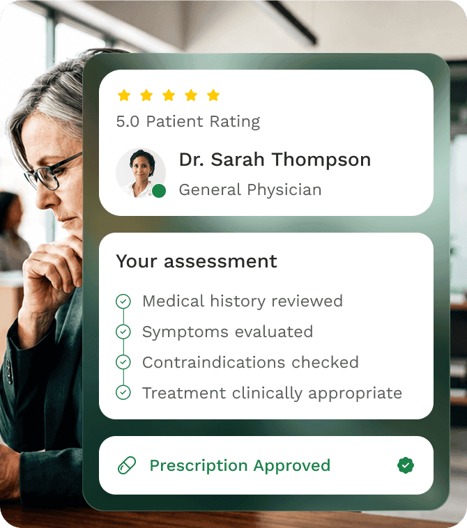 A physician reviews